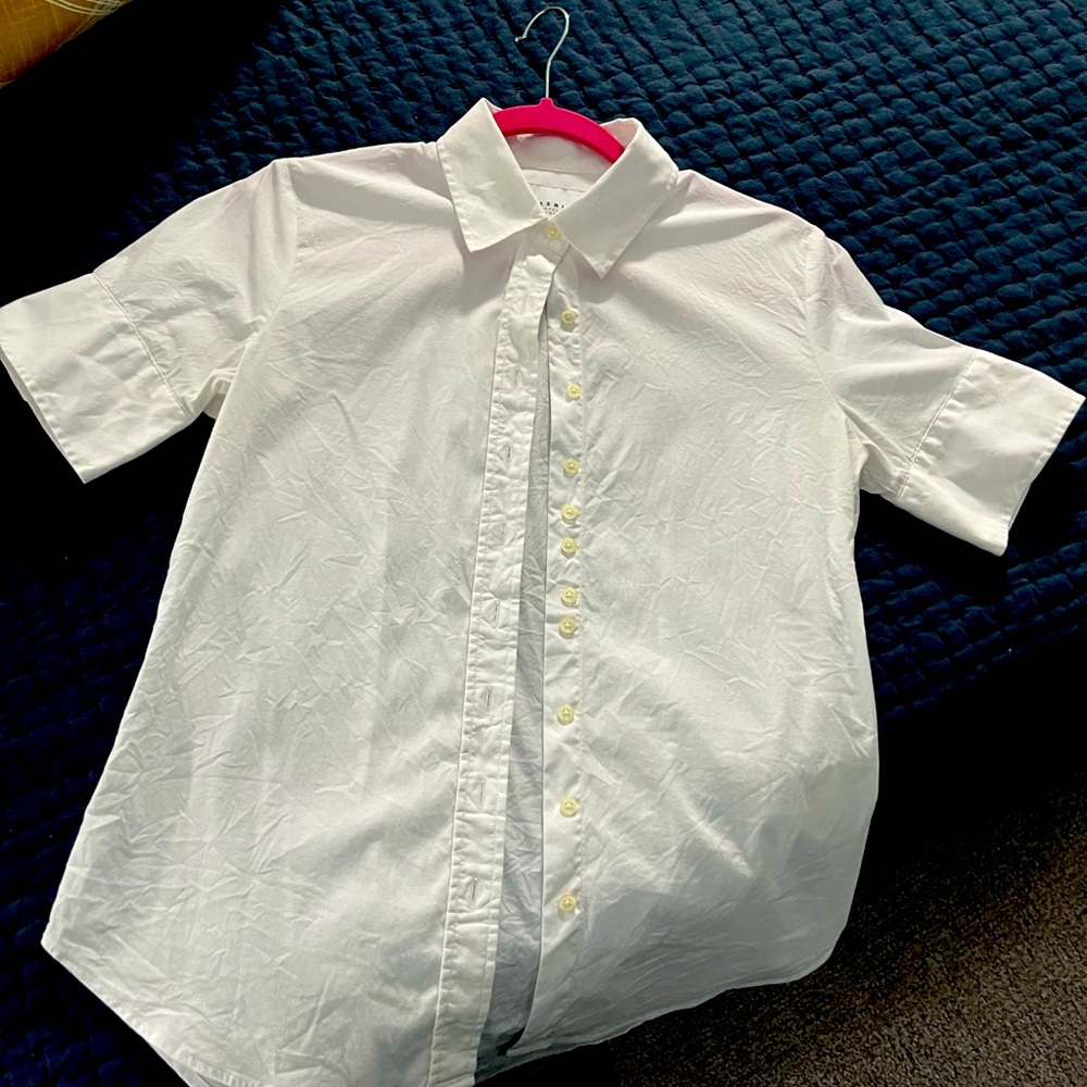 Tuckernuck white button down shirt